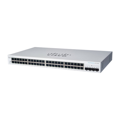Cisco CBS220-48P-4G-NA | Business 220 CBS220-48P 48 x Ports PoE+ 10/100/1000Base-T + 4 x SFP+ Ports Layer 2 Managed Gigabit Ethernet Network Switch Refurbished - Cisco Systems Inc. refurbished available on Gotodirect