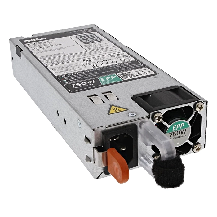 Dell V1YJ6 | 750-Watt 100-240V AC 10A 50-60Hz 80-Plus Platinum Hot-Plug Redundant Power Supply for PowerEdge R530/R630/R730XD/T430/T630 Servers Refurbished - Dell refurbished available on Gotodirect