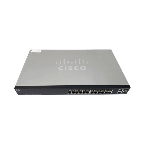 Cisco SLM224P-RF | Small Business 200 Series SF200-24P 24 x Ports PoE 10/100Base-T + 2 x Ports Combo SFP (mini-GBIC) Rack-Mountable Layer 2 Managed Fast Ethernet Network Switch Refurbished - Cisco Systems Inc. refurbished available on Gotodirect