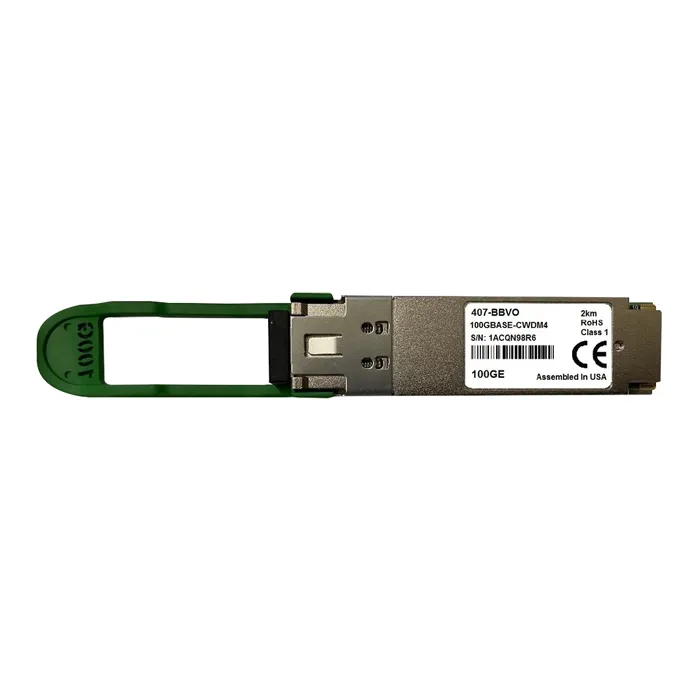 Dell 407-BBVO | 100Gb/s 100GBase-CWDM4 Single-Mode Fibre 1330nm 2km Duplex LC Connector QSFP28 Transceiver Module Refurbished - Dell refurbished available on Gotodirect