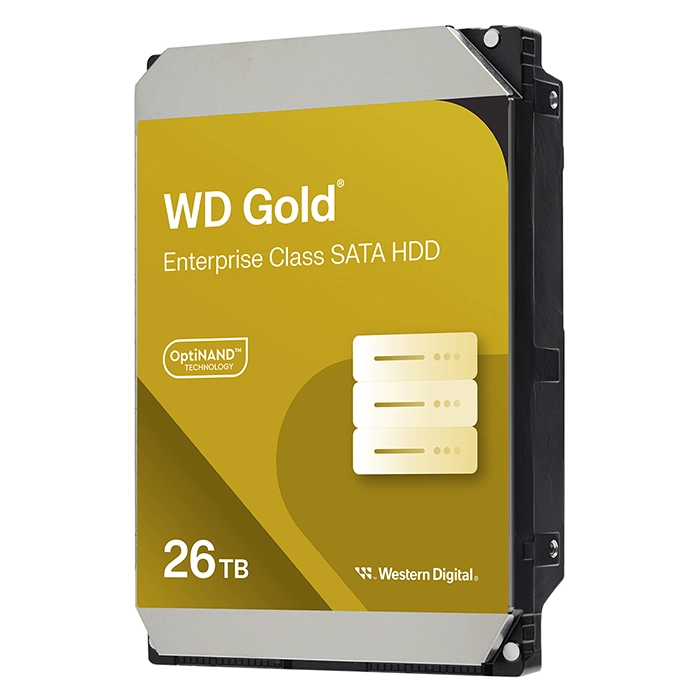 Western Digital WD261KRYZSP | Gold Helium 26TB 3.5-inch 6GB/s SATA 7200RPM 512MB Cache 512e Enterprise Class Hard Drive Refurbished - Western Digital refurbished available on Gotodirect