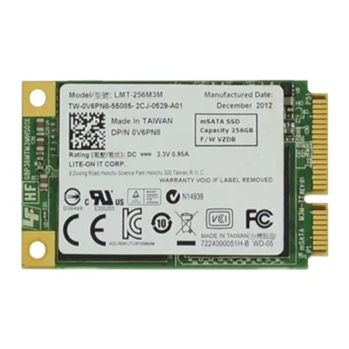 Dell V6PN8 | 256GB Multi-Level Cell SATA 6Gb/s mSATA Solid State Drive Refurbished - Dell refurbished available on Gotodirect