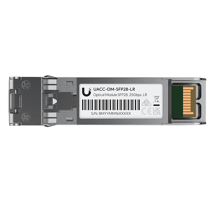 Ubiquiti UACC-OM-SFP28-LR | 25GBase 25GBase-LR Single-Mode Fibre 1310nm 10km Duplex LC Connector SFP28 Transceiver Module Refurbished - Ubiquiti refurbished available on Gotodirect