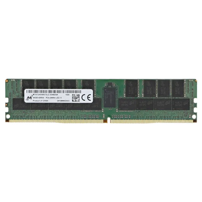 Micron MTA72ASS8G72LZ-2G6 | 64GB DDR4-2666MHz PC4-21300 ECC Registered LRDIMM CL19 4Rx4 1.2V 288-Pin Memory Module Refurbished -  refurbished available on Gotodirect