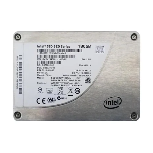 Lenovo 0C38722 | 180GB Multi-Level Cell SATA 6Gb/s 2.5-Inch Solid State Drive Refurbished - Lenovo refurbished available on Gotodirect