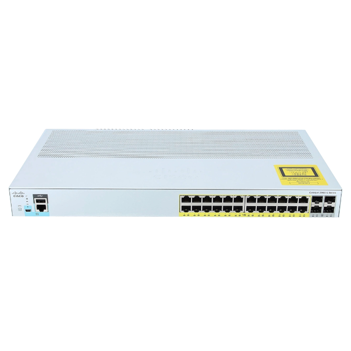 Cisco WS-C2960L-24PS-LL-RF | Catalyst 2960L Series 2960L-24PS 24 x PoE+ Ports 10/100/1000Base-T + 4 x SFP Ports Layer 2 Managed 1U Rack-mountable Gigabit Ethernet Network Switch Refurbished - Cisco Systems Inc. refurbished available on Gotodirect