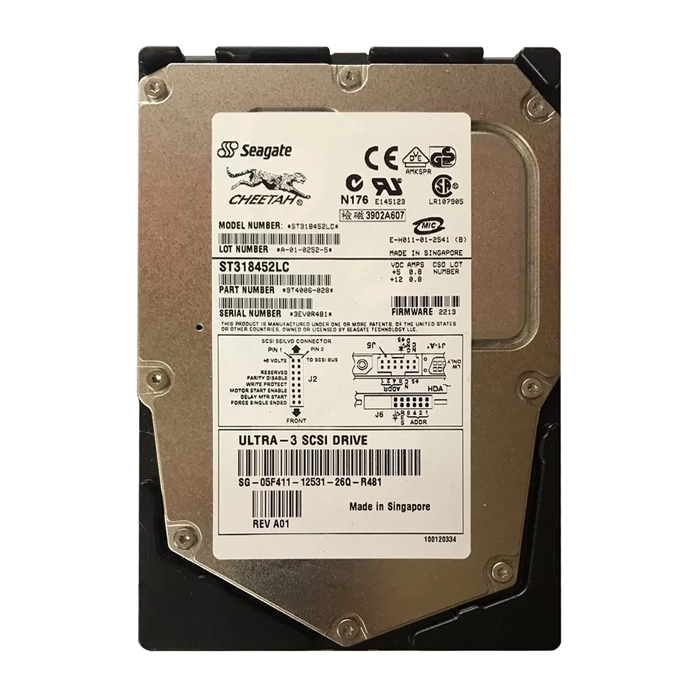 Dell 5F411 | 18.4GB 15000RPM Ultra160 SCSI 8MB Cache 80-Pin 3.5-Inch Hard Drive Refurbished - Dell refurbished available on Gotodirect