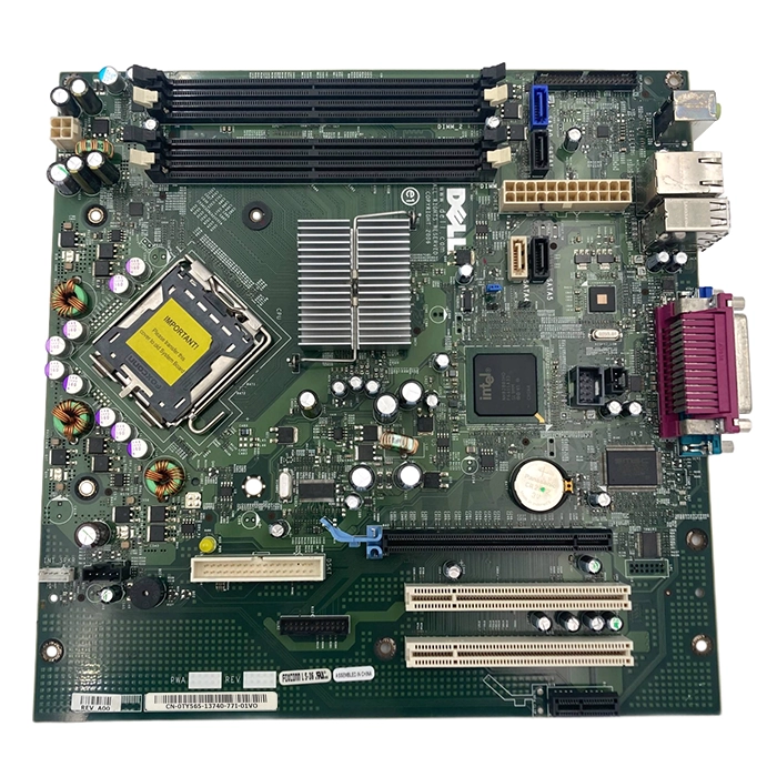 Dell 0TY565 | Socket LGA775 Intel Q965 Chipset BTX System Board (Motherboard) for Optiplex 745C/745/755 Supports Pentium D/ Celeron/ Pentium/ Core 2 Duo E6000 Series DDR2 4x DIMM Refurbished - Dell refurbished available on Gotodirect