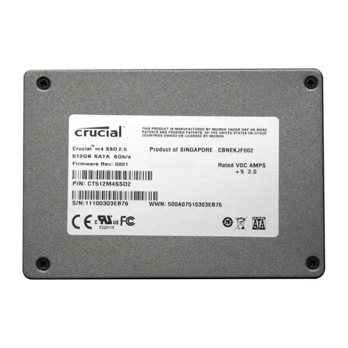 Crucial CT512M4SSD2 | M4 512GB Multi-Level Cell SATA 6Gb/s 2.5-Inch Solid State Drive Refurbished - Crucial refurbished available on Gotodirect