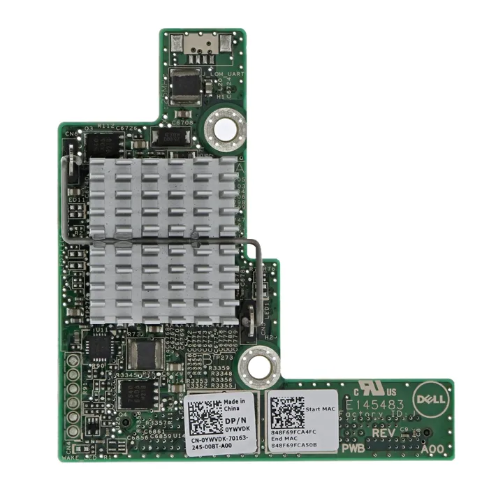 Dell 0YWVDK | Broadcom NetXtreme II 2-Ports 10Gb/s Network Interface Card for PowerEdge 420 Refurbished - Dell refurbished available on Gotodirect