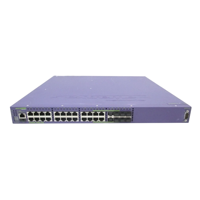 Extreme Networks X460-24P | Summit X460-24p 24 x RJ-45 PoE 10/100/1000Base-T + 8 x 100/1000BASE-X Port + 4 x SFP Ports Layer 3 Managed Rack-mountable Gigabit Ethernet Network Switch Refurbished -  refurbished available on Gotodirect