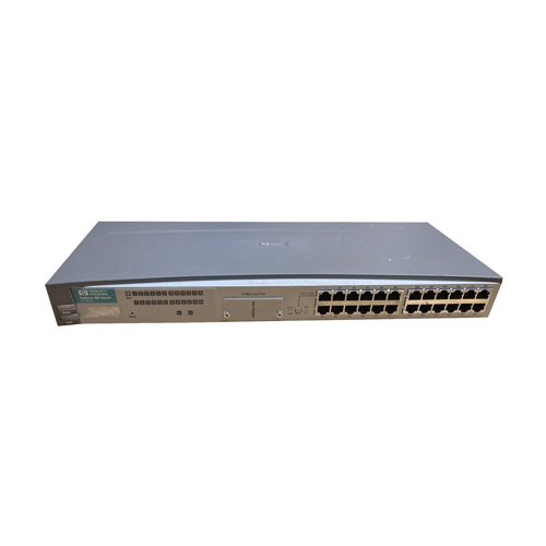 HP J3302-61001 | ProCurve 24 x Ports 10/100Base-T RJ-45 Rack-mountable External Network Hub Refurbished - Hewlett-Packard (ou HP en abrégé) refurbished available on Gotodirect
