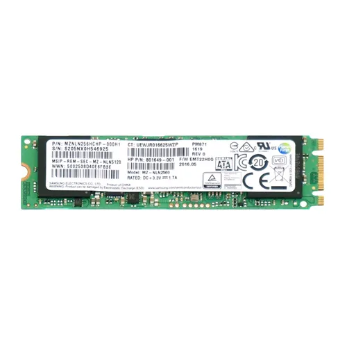 HP 801649-001 | 256GB Triple-Level Cell SATA 6Gb/s M.2 2280 Solid State Drive Refurbished - Hewlett-Packard (ou HP en abrégé) refurbished available on Gotodirect