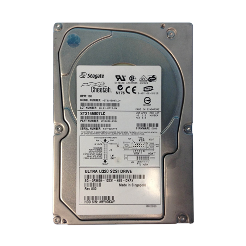 Dell F3659 | 146GB 10000RPM Ultra320 SCSI Hot-Pluggable 8MB Cache 3.5-Inch Hard Drive for PowerEdge Servers Refurbished - Dell refurbished available on Gotodirect
