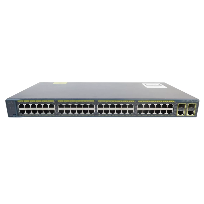 Cisco WS-C2960+48TC-S-RF | Catalyst 2960-Plus Series 2960+48TC 48 x RJ-45 Ports 10/100Base-TX + 2 x RJ-45/SFP Ports Layer 2 Managed Rack-Mountable Fast Ethernet Network Switch Refurbished - Cisco Systems Inc. refurbished available on Gotodirect