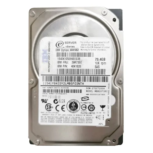 IBM 40K1020 | 73GB 10000RPM SAS 3Gb/s Hot Swappable 2.5-Inch Hard Drive Refurbished -  refurbished available on Gotodirect