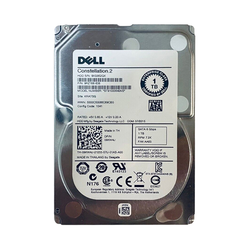 Dell 9KW4J | 1TB 7200RPM SATA 6Gb/s Hot-Pluggable 64MB Cache 2.5-Inch Hard Drive for PowerEdge Servers Refurbished - Dell refurbished available on Gotodirect