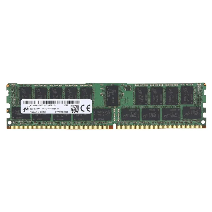 Micron MTA36ASF4G72PZ-2G3B1IG | 32GB DDR4-2400MHz PC4-19200 ECC Registered RDIMM CL17 2Rx4 1.2V 288-Pin Memory Module Refurbished -  refurbished available on Gotodirect