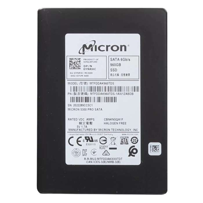 Buy Micron MTFDDAK960TDS-1AW1ZABDB | 5300 Pro Series 960GB Triple-Level Cell SATA 6Gb/s Read Intensive 2.5-inch Enterprise Solid State Drive Refurbished - $662.94 Micron MTFDDAK960TDS-1AW1ZABDB | 5300 Pro Series 960GB Triple-Level Cell SATA 6Gb/s Read Intensive 2.5-inch Enterprise Solid State Drive Refurbished - refurbished available on Gotodirect