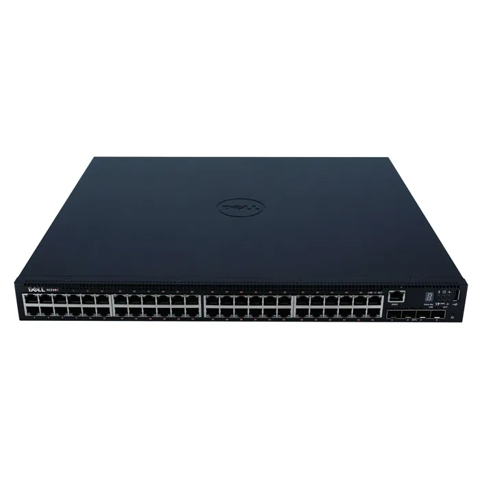 Dell 3WY51 | EMC PowerSwitch N1500 Series N1548P 48 x 10/100/1000Base-T RJ-45 PoE+ and 4 x 10GbE SFP+ Ports Layer 3 Managed Gigabit Ethernet Network Switch Refurbished - Dell refurbished available on Gotodirect