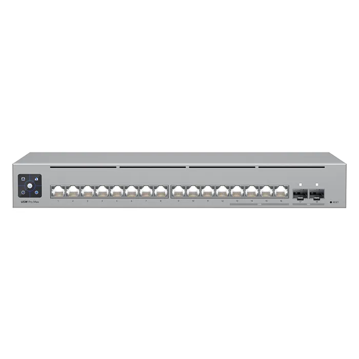 Buy Ubiquiti USW-PRO-MAX-16 | 16-Port, Layer 3 Etherlighting Switch 2.5 GbE and Versatile Mounting Options Refurbished - $538.30 Ubiquiti USW-PRO-MAX-16 | 16-Port, Layer 3 Etherlighting Switch 2.5 GbE and Versatile Mounting Options Refurbished - Ubiquiti refurbished available on Gotodirect