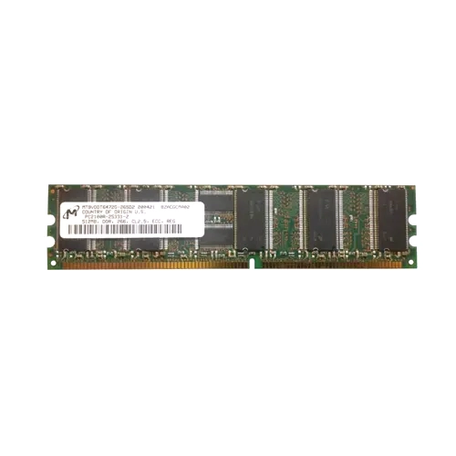 Buy Micron MT9VDDT6472G-265D2 | 512MB DDR-266MHz PC-2100 ECC Registered RDIMM CL2.5 1Rx8 2.5V 184-Pin Memory Module Refurbished - $93.33 Micron MT9VDDT6472G-265D2 | 512MB DDR-266MHz PC-2100 ECC Registered RDIMM CL2.5 1Rx8 2.5V 184-Pin Memory Module Refurbished - refurbished available on Gotodirect