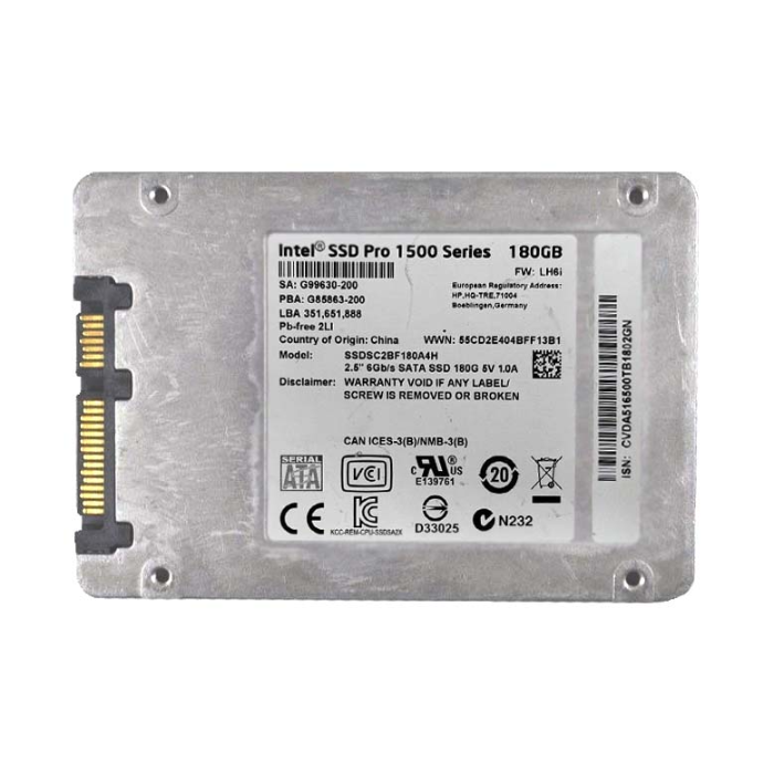 Intel SSDSC2BF180A5H | 180GB SATA 3Gb/s 2.5-Inch Solid State Drive Refurbished - Intel refurbished available on Gotodirect