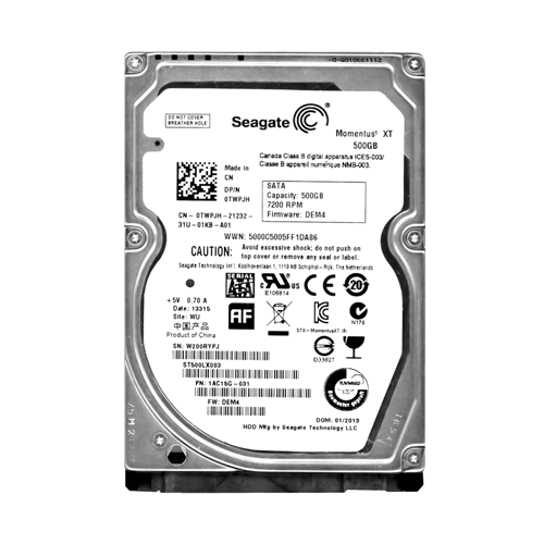 Dell TWPJH | 500GB 7200RPM SATA 6Gb/s 32MB Cache 2.5-Inch Hard Drive Refurbished - Dell refurbished available on Gotodirect