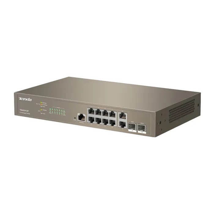 Tenda TEG5312F | 12-Port Gigabit L3 Managed Switch Refurbished - Tenda refurbished available on Gotodirect