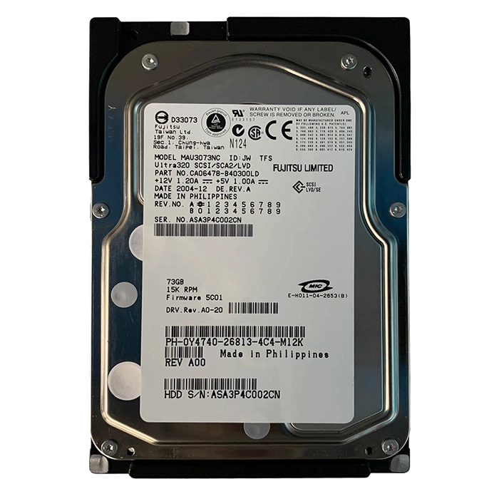 Buy Fujitsu CA06478-B40300LD | 73GB 15000RPM Ultra-320 SCSI 80-Pin 3.5-Inch Internal Hard Drive Refurbished - $228.65 Fujitsu CA06478-B40300LD | 73GB 15000RPM Ultra-320 SCSI 80-Pin 3.5-Inch Internal Hard Drive Refurbished - Fujitsu refurbished available on Gotodirect