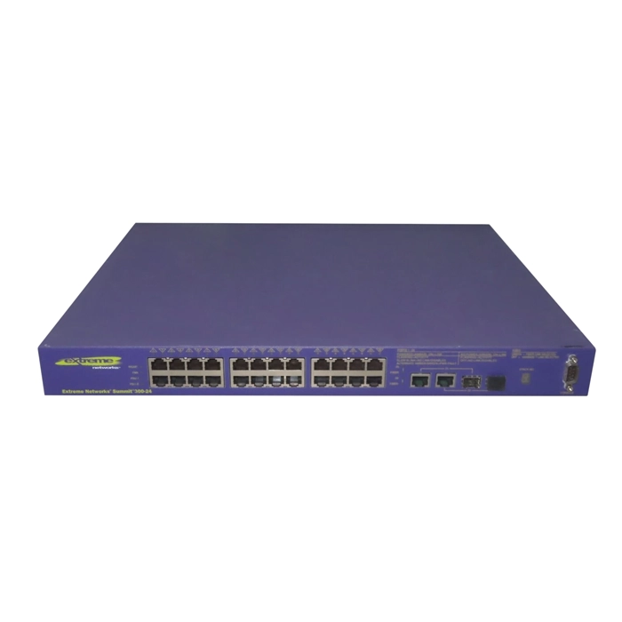 Extreme Networks 300-24 | 13245 Switch 24 x Ports 10/100Base-T Fast Ethernet PoE + 2 x Ports 1GE Combo Layer 2 Network Switch Refurbished -  refurbished available on Gotodirect