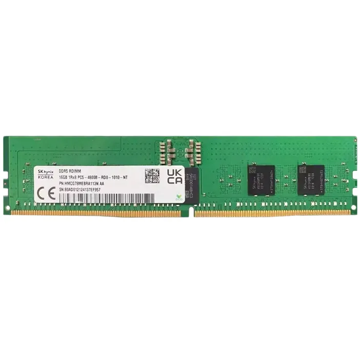 Hynix HMCG78MEBRA113N | 16GB DDR5-4800MHz PC5-38400 ECC Registered RDIMM CL40 1Rx8 1.1V 288-Pin Memory Module Refurbished -  refurbished available on Gotodirect