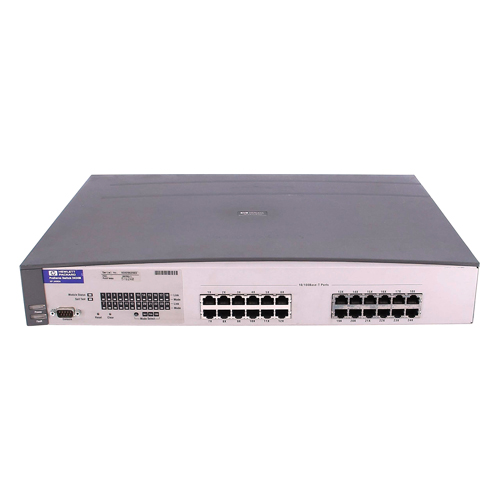 Buy HP J4093-61001 | ProCurve 2424M 24 x RJ-45 Ports 10/100BaseTX Layer 2 Managed Rack-mountable Fast Ethernet Network Switch Refurbished - $257.50 HP J4093-61001 | ProCurve 2424M 24 x RJ-45 Ports 10/100BaseTX Layer 2 Managed Rack-mountable Fast Ethernet Network Switch Refurbished - Hewlett-Packard (ou HP en abrégé) refurbished available on Gotodirect