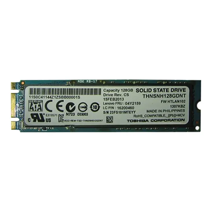 Lenovo 04Y2159 | 128GB Multi-Level Cell SATA 6Gb/s M.2 2280 Solid State Drive Refurbished - Lenovo refurbished available on Gotodirect