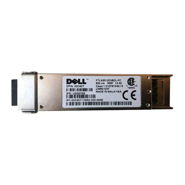 Dell 02C4K7 | 10Gb/s 10GBase-SR Multi-Mode Fibre 850nm 300m Duplex LC Connector XFP Transceiver Module Refurbished - Dell refurbished available on Gotodirect