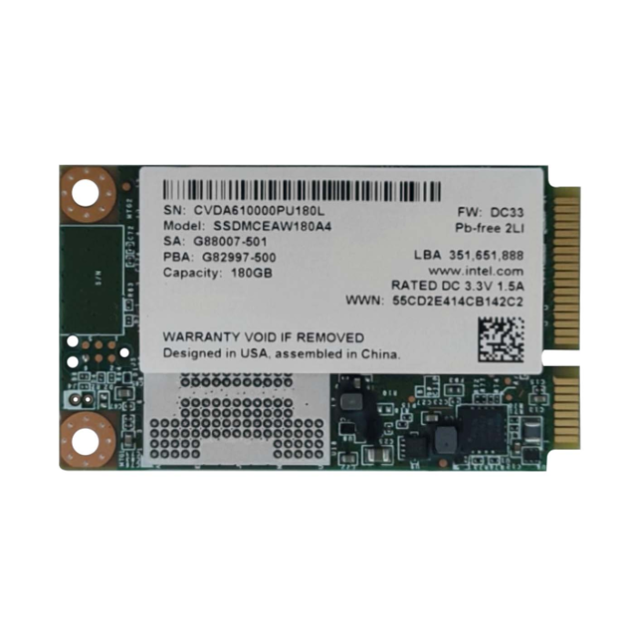 Buy Intel SSDMCEAW180A401 | 530 180GB Multi-Level-Cell SATA 6Gb/s NAND Flash mSATA Solid State Drive Refurbished - $300.00 Intel SSDMCEAW180A401 | 530 180GB Multi-Level-Cell SATA 6Gb/s NAND Flash mSATA Solid State Drive Refurbished - Intel refurbished available on Gotodirect