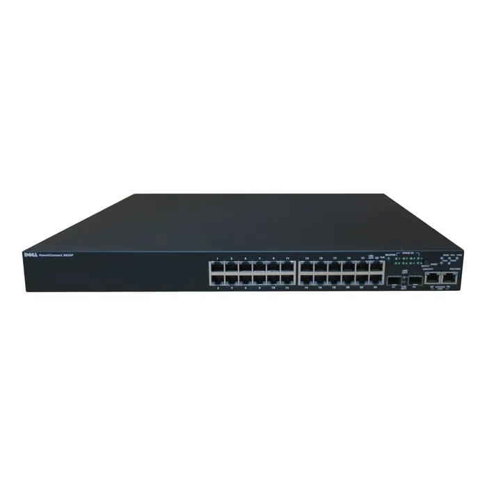 Dell K690K | PowerConnect 3524P 24 x Ports PoE 10/100Base-T + 2 x Shared SFP Ports Managed Rack-mountable Stackable Fast Ethernet Network Switch Refurbished - Dell refurbished available on Gotodirect