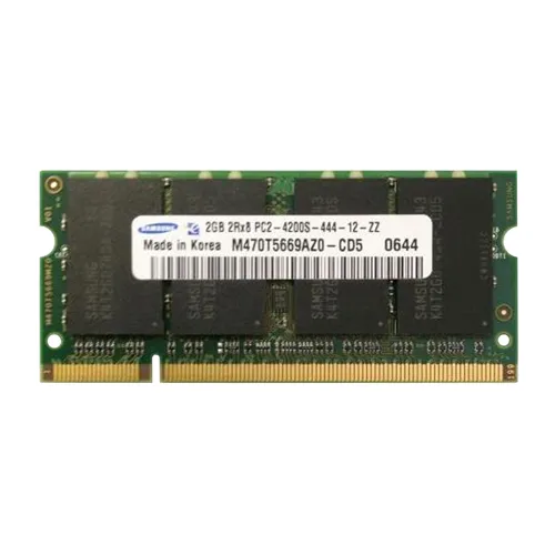 Samsung M470T5669AZ0-CD5 | 2GB DDR2-533MHz PC2-4200 Non-ECC Unbuffered SODIMM CL4 2Rx8 1.8V 200-Pin Memory Module Refurbished - Samsung refurbished available on Gotodirect