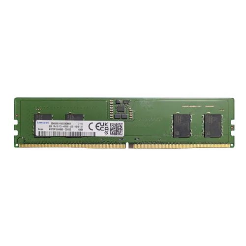 Samsung M323R1GB4BB0-CQK0D | 8GB DDR5-4800MHz PC5-38400 Non-ECC Unbuffered UDIMM CL40 1Rx16 1.1V 288-Pin Memory Module Refurbished - Samsung refurbished available on Gotodirect