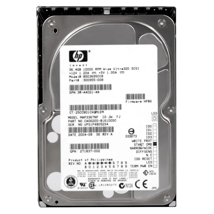 HP 3R-A4021-AA | 36.4GB 10000RPM Wide Ultra 320 SCSI LVD 68-Pin 3.5-inch Hard Drive Refurbished - Hewlett-Packard (ou HP en abrégé) refurbished available on Gotodirect
