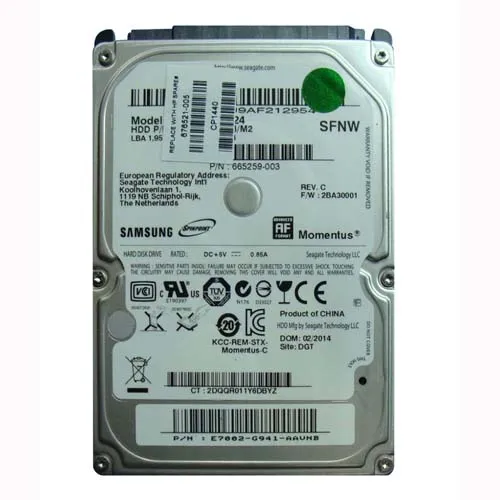 HP 676521-005 | 1TB 5400RPM SATA 3Gb/s 8MB Cache 2.5-inch Hard Drive Refurbished - Hewlett-Packard (ou HP en abrégé) refurbished available on Gotodirect