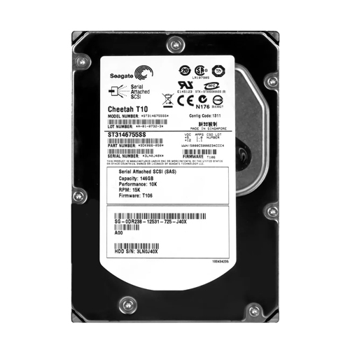 Dell DR238 | 146GB 10000RPM SAS 3Gb/s Hot-Pluggable Single Port 3.5-Inch Hard Drive for PowerEdge Server & PowerVault Storage Array Refurbished - Dell refurbished available on Gotodirect