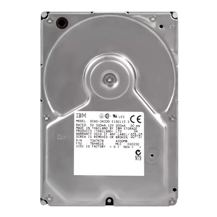 Buy IBM 73H7678 | Ultrastar 4GB 5400RPM Ultra SCSI 448KB Cache 3.5-Inch Hard Drive Refurbished - $287.78 IBM 73H7678 | Ultrastar 4GB 5400RPM Ultra SCSI 448KB Cache 3.5-Inch Hard Drive Refurbished - refurbished available on Gotodirect