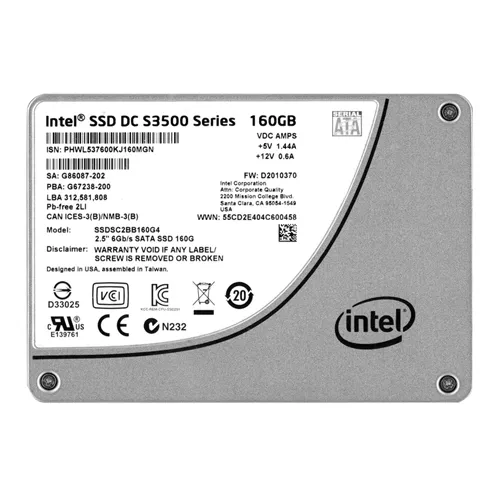 Buy Intel SSDSC2BB160G401 | DC S3500 160GB Multi-Level Cell SATA 6Gb/s 2.5-Inch Solid State Drive Refurbished - $343.33 Intel SSDSC2BB160G401 | DC S3500 160GB Multi-Level Cell SATA 6Gb/s 2.5-Inch Solid State Drive Refurbished - Intel refurbished available on Gotodirect