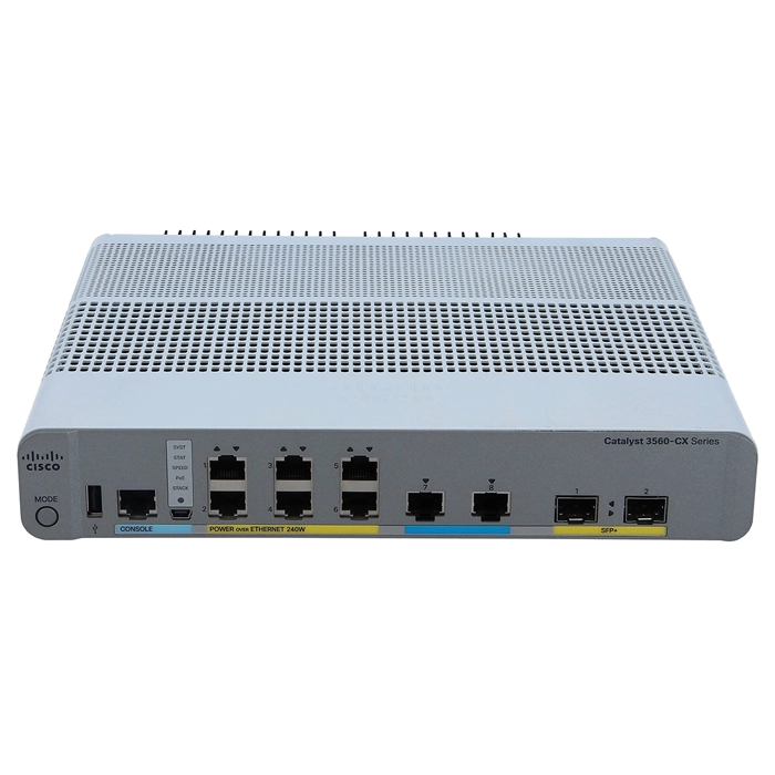 Cisco WS-C3560CX-8XPD | Catalyst 3560-CX Series 10/100/1000 6x Ethernet Ports Switch with 2x 10GE SFP+ Uplink Ports Refurbished - Cisco Systems Inc. refurbished available on Gotodirect