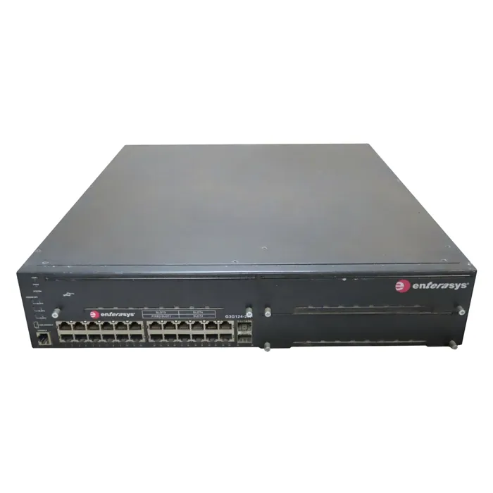 Enterasys G3G124-24P-G | Networks G3G124-24P Multi-layer Modular Switch with PoE 3 x Expansion Slot 24 x 10/100/1000Base-T LAN Refurbished -  refurbished available on Gotodirect