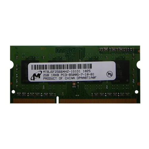Micron MT8JSF25664HZ-1G1D1 | 2GB DDR3-1066MHz PC3-8500 Non-ECC Unbuffered SODIMM CL7 1Rx8 1.5V 204-Pin Memory Module Refurbished -  refurbished available on Gotodirect