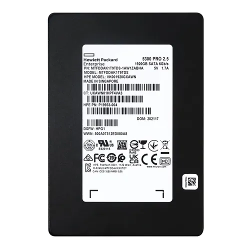 HP P19933-004 | 1.92TB SATA 6Gb/s Read Intensive 2.5-Inch Solid State Drive Refurbished - Hewlett-Packard (ou HP en abrégé) refurbished available on Gotodirect