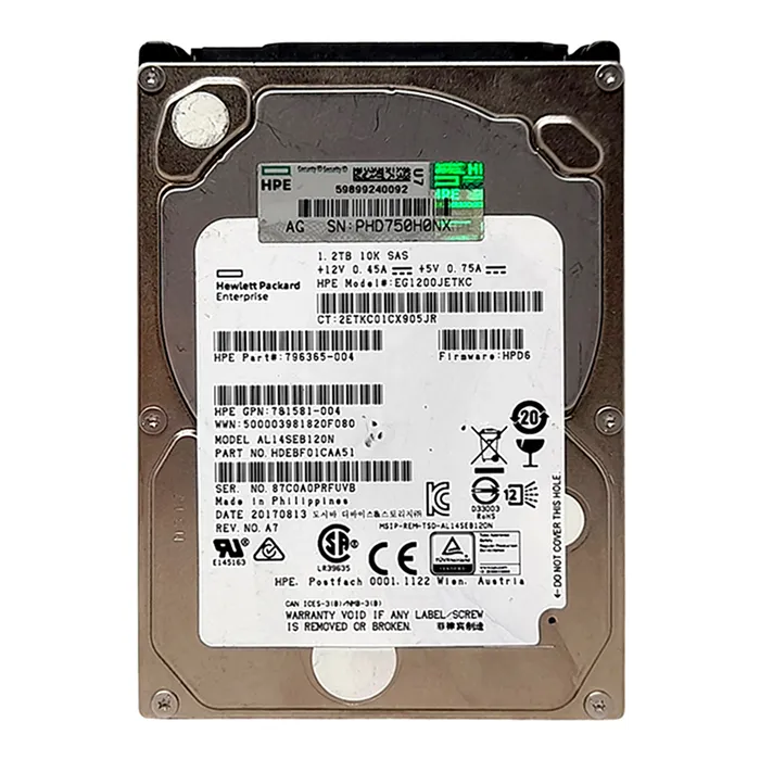 Toshiba AL14SEB120N | 1.2TB 10000RPM SAS 12Gb/s 128MB Cache 2.5-Inch Hard Drive Refurbished - Toshiba refurbished available on Gotodirect