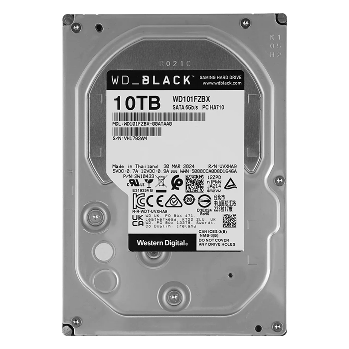 Buy Western Digital WD101FZBX | Black 10TB 3.5-inch 6GB/s SATA 7200RPM 256MB Cache Gaming Hard Drive Refurbished - $695.71 Western Digital WD101FZBX | Black 10TB 3.5-inch 6GB/s SATA 7200RPM 256MB Cache Gaming Hard Drive Refurbished - Western Digital refurbished available on Gotodirect